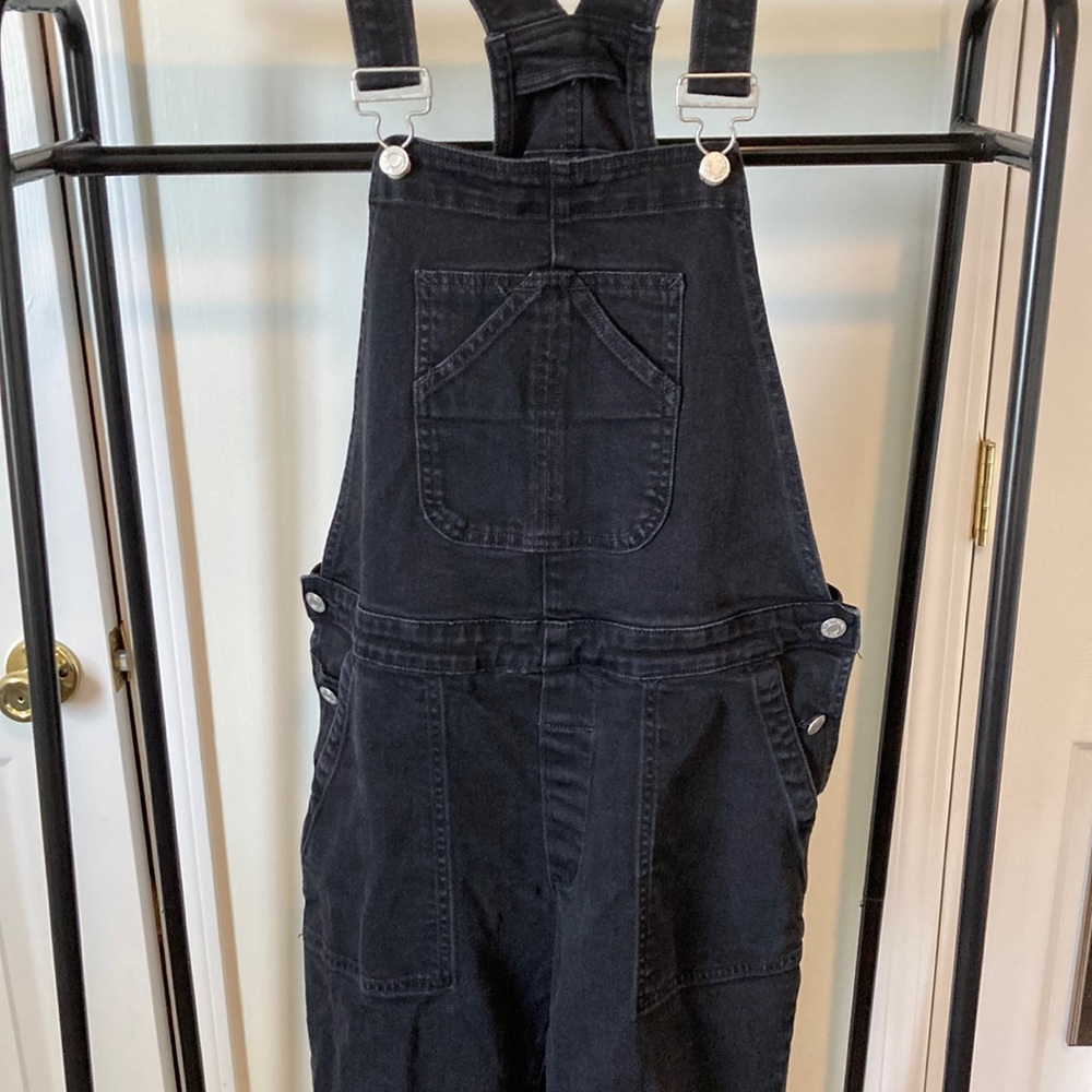 Gap Black Denim Overalls